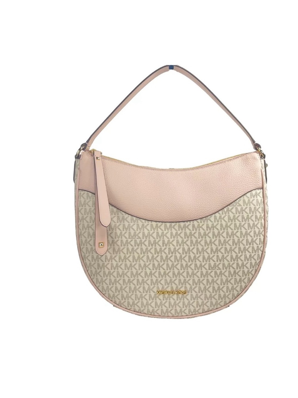 Michael Kors Blush Logo Crescent Shoulder Bag/ new no tags